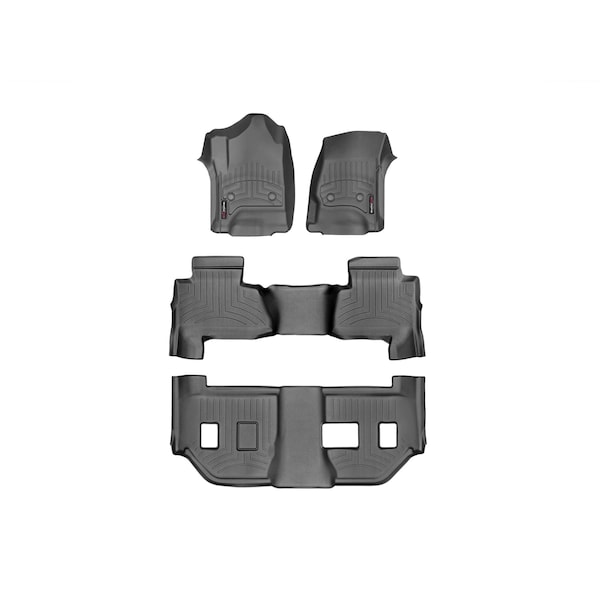 Front, Rear, and Rear Floorliners, 44607-1-8-9